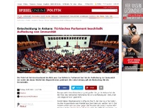 Bild zum Artikel: Türkisches Parlament beschließt Aufhebung von Immunität
