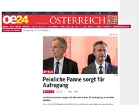 Bild zum Artikel: Peinliche Panne sorgt für Aufregung