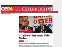 Bild zum Artikel: Strache fordert neues Wahl-System