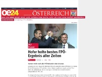 Bild zum Artikel: Hofer holte bestes FPÖ-Ergebnis aller Zeiten