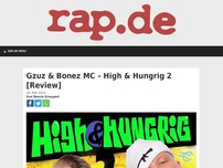 Bild zum Artikel: Gzuz & Bonez MC – High & Hungrig 2 [Review]