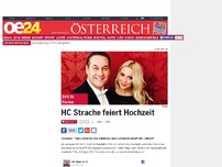 Bild zum Artikel: HC Strache feiert Hochzeit