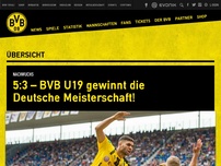 Bild zum Artikel: 5:3 – BVB U19 gewinnt die Deutsche Meisterschaft!