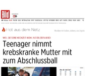 Bild zum Artikel: Sie hat Krebs im Endstadium - Teenager (17) geht mit Mutter zum Abschlussball