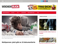 Bild zum Artikel: Wahlpannen: Jetzt gibt es 10 dokumentierte Fälle