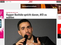 Bild zum Artikel: Rapper Bushido spricht davon, AfD zu wählen