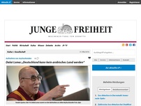Bild zum Artikel: Dalai Lama: „Deutschland kann kein arabisches Land werden“