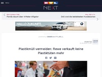 Bild zum Artikel: Plastikmüll vermeiden: Rewe verkauft keine Plastiktüten mehr