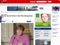 Bild zum Artikel: Bunte-Interview - Merkel räumt Fehler in der Flüchtlingskrise ein