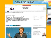 Bild zum Artikel: Merkel: Bei Brenner-Schließung ist Europa zerstört