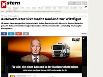 Bild zum Artikel: Werbung für Umzugslaster: Autovermieter Sixt macht Gauland zur Witzfigur