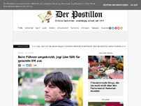 Bild zum Artikel: Beim Föhnen umgeknickt: Jogi Löw fällt für gesamte EM aus