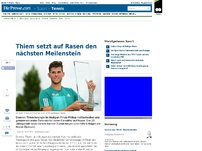 Bild zum Artikel: Thiem triumphiert bei Rasenturnier in Stuttgart