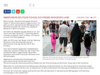 Bild zum Artikel: Immer mehr Deutsche fühlen sich fremd im eigenen Land