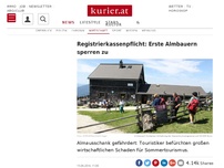 Bild zum Artikel: Registrierkassenpflicht: Erste Almbauern sperren zu