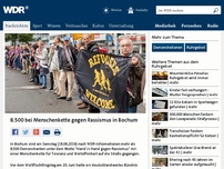 Bild zum Artikel: Menschenkette gegen Rassismus in Bochum