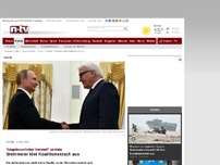 Bild zum Artikel: 'Unverantwortliches Signal': Steinmeiers Nato-Kritik löst Empörung aus