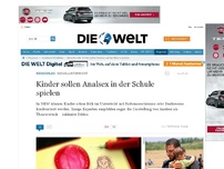 Bild zum Artikel: Sexualunterricht: Kinder sollen Analsex in der Schule spielen