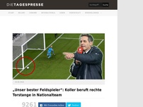 Bild zum Artikel: „Unser bester Feldspieler“: Koller beruft rechte Torstange in Nationalteam