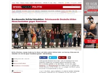 Bild zum Artikel: Bundesweite Solidaritätsaktion: Zehntausende Deutsche bilden Menschenketten gegen Rassismus