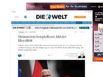 Bild zum Artikel: Nato-Manöver: Steinmeiers beispielloser Akt der Illoyalität