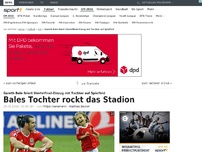 Bild zum Artikel: Bale feiert Sieg mit Tochter