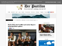 Bild zum Artikel: Mario Götze darf endlich auf seiner Bayern-Stammposition spielen