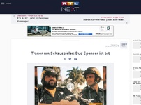 Bild zum Artikel: Trauer um Schauspieler: Bud Spencer ist tot