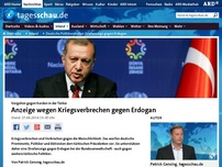 Bild zum Artikel: Deutsche Politiker stellen Strafanzeige gegen Erdogan
