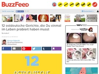 Bild zum Artikel: 12 ostdeutsche Gerichte, die Du einmal im Leben probiert haben musst