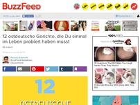 Bild zum Artikel: 12 ostdeutsche Gerichte, die Du einmal im Leben probiert haben musst