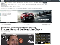 Bild zum Artikel: Zlatan bricht Rekord bei Medizin-Check