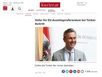 Bild zum Artikel: Hofer für EU-Ausstiegsreferendum bei Türkei-Beitritt