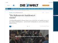 Bild zum Artikel: Schleuserkriminalität: 'Die Balkanroute funktioniert wieder'