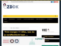 Bild zum Artikel: 'Frist morgen !!! Alles, was du je veröffentlicht hast ….