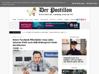 Bild zum Artikel: Armer Facebook-Mitarbeiter muss jedes einzelne Profil nach AGB-Widerspruch-Posts durchforsten