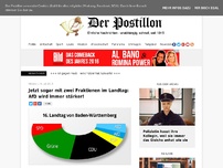 Bild zum Artikel: Jetzt sogar mit zwei Fraktionen im Landtag: AfD wird immer stärker!