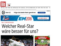 Bild zum Artikel: Bale oder Ronaldo - Welcher Real-Star gehört ins Finale? 