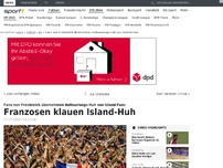 Bild zum Artikel: Franzosen klauen Island-Huh!