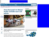 Bild zum Artikel: Pony-Karussell im Wiener Prater schließt nach 129 Jahren