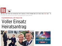 Bild zum Artikel: Wie romantisch! - Voller Einsatz Heiratsantrag