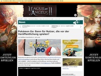 Bild zum Artikel: News: Pokémon Go: Bann für Nutzer, die vor der Veröffentlichung spielen?