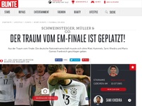 Bild zum Artikel: Der Traum vom EM-Finale ist geplatzt!