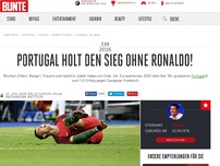 Bild zum Artikel: Portugal holt den Sieg ohne Ronaldo!