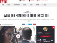 Bild zum Artikel: Wow, ihr Brautkleid steht ihr so toll!