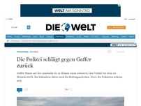 Bild zum Artikel: Hessen: Die Polizei schlägt gegen Gaffer zurück
