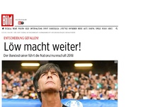 Bild zum Artikel: Entscheidung gefallen! - Löw macht weiter!