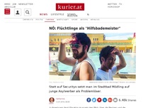 Bild zum Artikel: NÖ: Flüchtlinge als 'Hilfsbademeister'