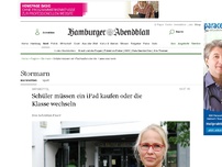 Bild zum Artikel: Schüler müssen ein iPad kaufen oder die Klasse wechseln