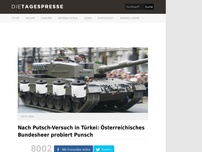 Bild zum Artikel: Nach Putsch-Versuch in Türkei: Österreichisches Bundesheer probiert Punsch